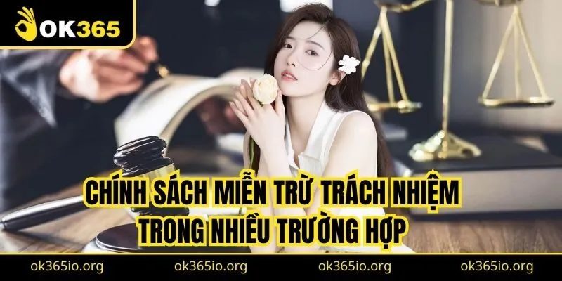 Chính sách miễn trừ trách nhiệm thích hợp cho các trường hợp khác nhau