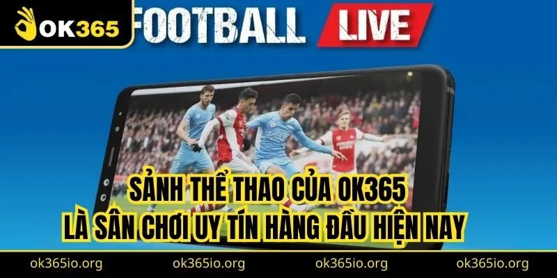 Thể Thao Ok365 3 Sảnh thể thao của OK365 là sân chơi uy tín hàng đầu hiện nay